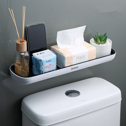 Versatile Wall-Mounted Bathroom & Kitchen Storage Racks