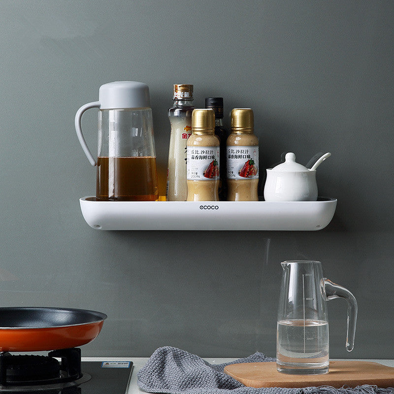 Versatile Wall-Mounted Bathroom & Kitchen Storage Racks