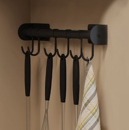 Black Kitchen Organizer: Dish Drain Rack Corner Shelf