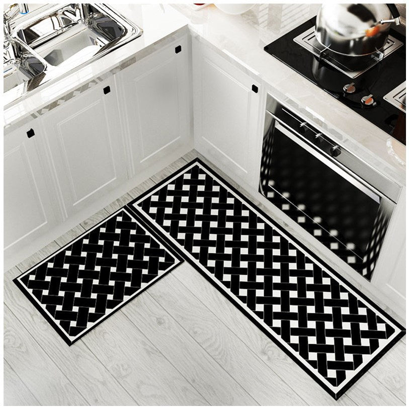 Kitchen Floor Mats, Long Oil-Proof Foot Mats