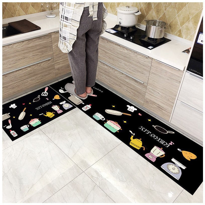 Kitchen Floor Mats, Long Oil-Proof Foot Mats