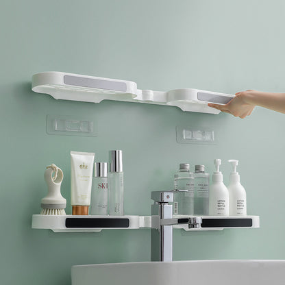 Foldable Bathroom Organizer Without Punching Holes